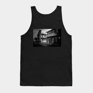 French Quarter Shadows In Black and White Tank Top